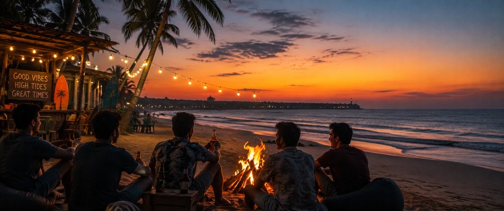 Bachelors' Trip Pondicherry itinerary